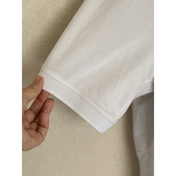 Lululemon Pique Golf Polo Shirt White Performance Mens Size 1X/2X Athletic - Picture 6 of 11